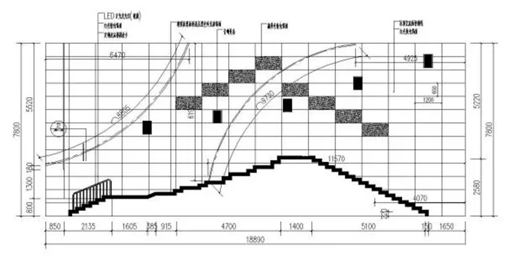 順德宏晟國際影城側(cè)墻設(shè)計圖1 順德宏晟國際影城側(cè)墻設(shè)計圖1