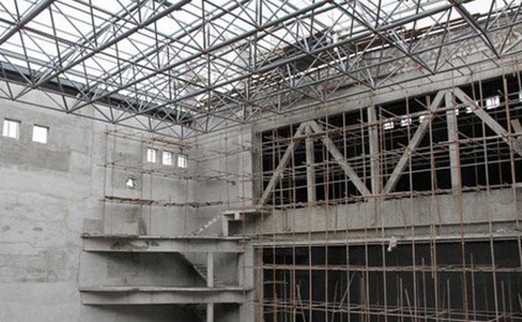 河南洛陽(yáng)劇院槽木吸音板聲學(xué)工程